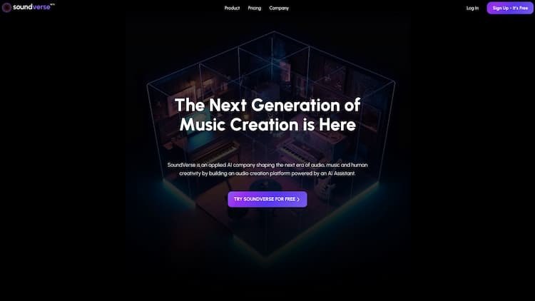 SoundVerse AI Soundverse is an Audio and Music Creation Platform that leverages Gen-AI, empowering musicians to create high-quality music.