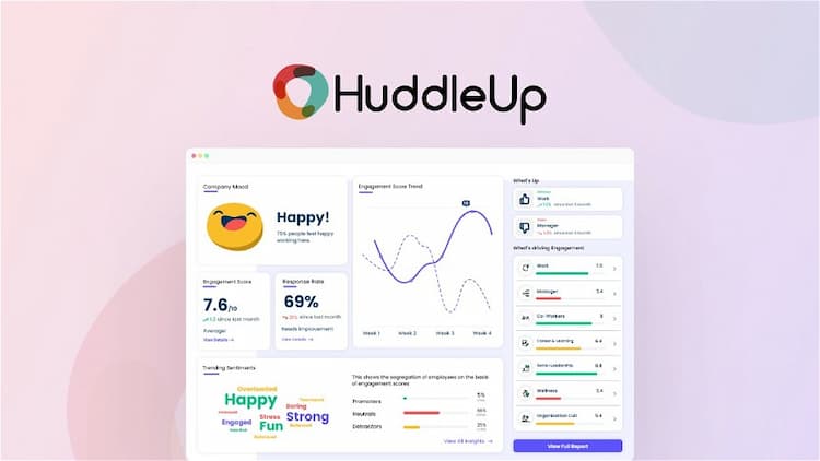 HuddleUp Supercharge your teams with continuous actionable feedback!