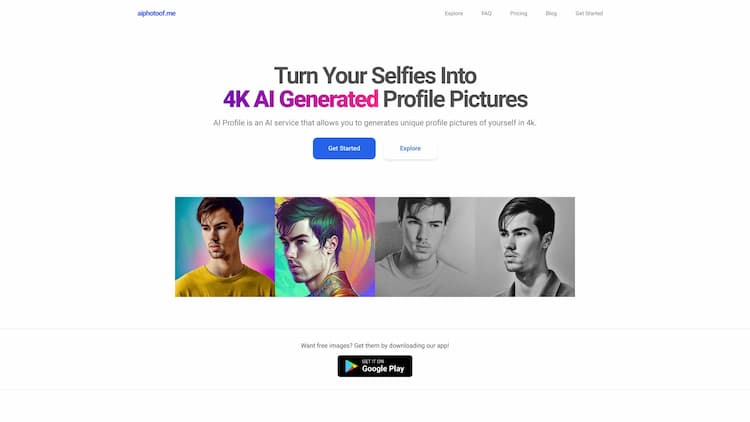 AI Profile Photo Creator Upload 10-20 pictures of yourself and get back an array of stunning portraits in all sorts of styles.