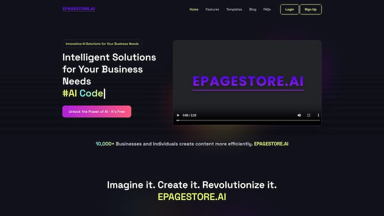 EPAGESTORE.AI Looking for top-notch content writing solutions? Look no further than epagestore.ai! Our array of services includes AI content writing, content generation, article writing, article generation, and much more. With a dedicated team of skilled writers and cutting-edge AI technology, we're your go-to source for top-quality content. Whether you're looking for SEO content writing, an AI chatbot, or simply a skilled content writer, epagestore.ai is here to help!
