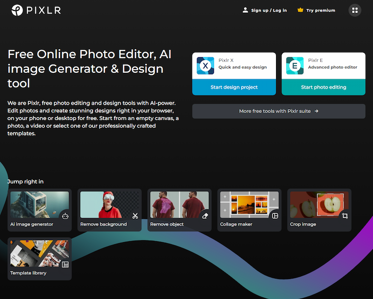 Pixlr Unleash Your Creativity with Pixlr: Free Online Photo Editing and Design Tools with AI-Power