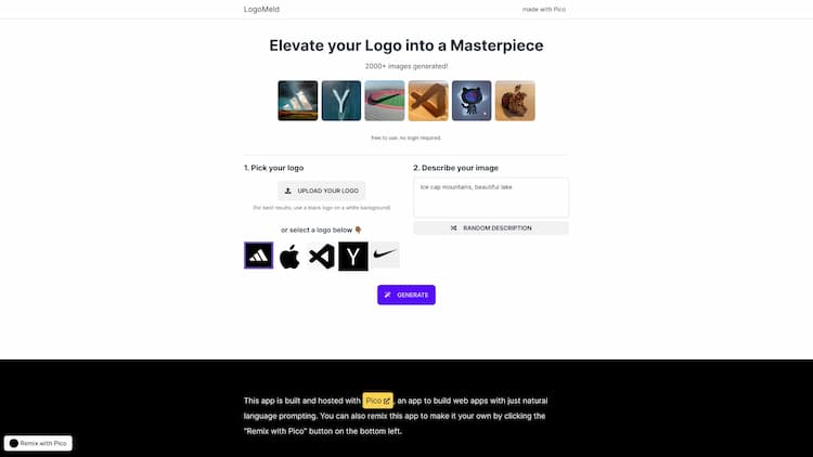LogoMeld LogoMeld - Elevate your Logo into a Masterpiece