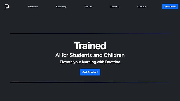 Doctrina AI Discover the future of learning with Doctrina.ai's AI Education Suite. Our platform empowers you to enrich your class notes, craft essays, generate personalized quizzes and exams, and engage in stimulating book discussions, all powered by advanced AI technology. Ignite your academic potential today.
