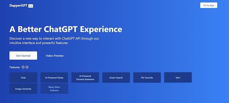 DapperGPT Improved chatbot creating and managing.