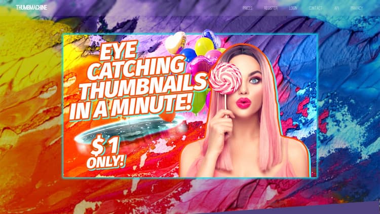 Thumbmachine Create Eye Catching Youtube Video Thumbnails With Ease