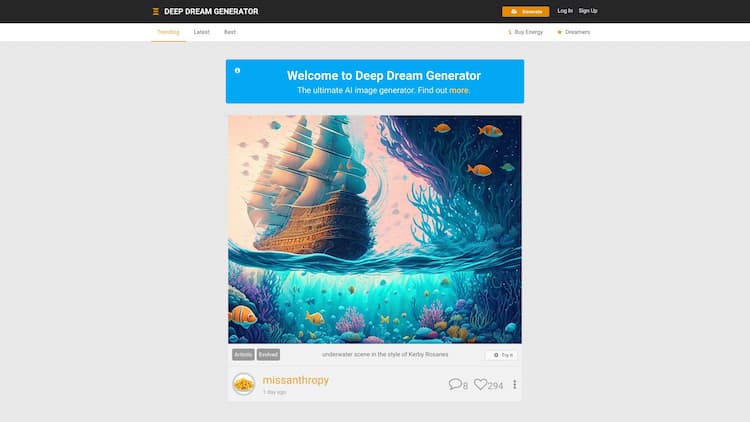 Deep Dream Generator Deep Dream - Online Generator