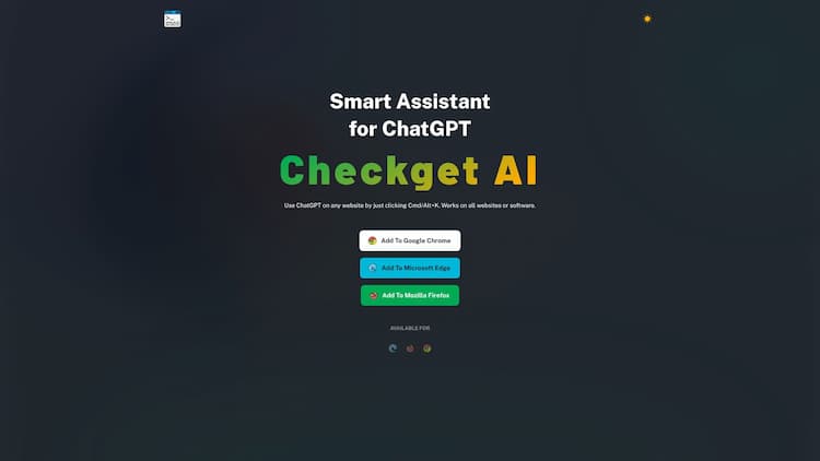 Checkget Checkget - Smart Assistant for ChatGPT