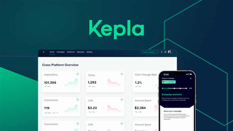 Kepla Simplify multichannel ad management using this intuitive digital advertising toolkit