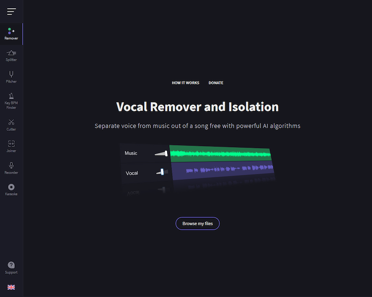 Vocalremover Karaoke Maker: Create Karaoke Tracks in Seconds with Artificial Intelligence