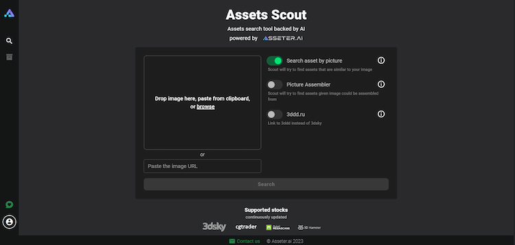 Scout.Asserter.AI Scout by Asseter.ai is a revolutionary platform that introduces a new era in the discovery of 3D assets.