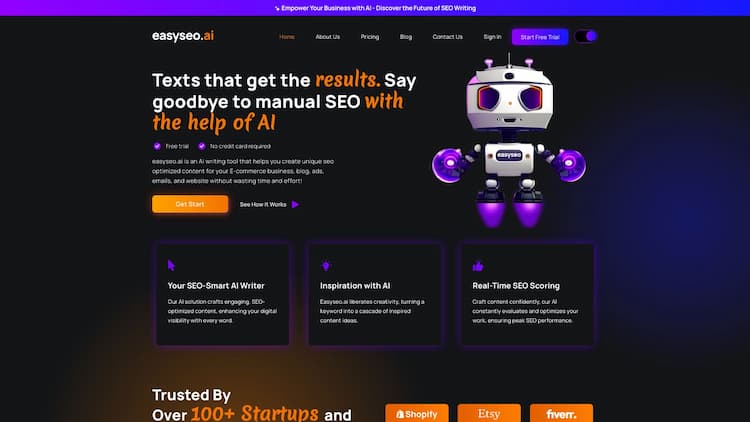 easyseo.ai Boost your content creation with EasySEO.ai, the best AI content generator and writing tool. Create engaging copy effortlessly with our AI writer. Visit now!