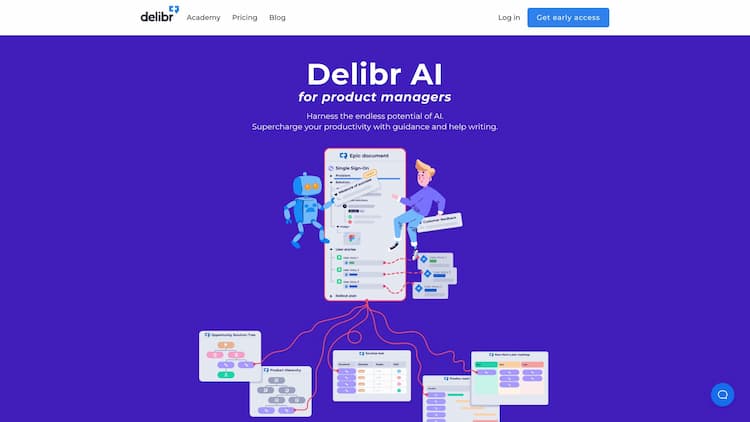 Delibr AI Revolutionize PRD writing with Delibr AI's dynamic templates, decision facilitation and two-way Jira integration.