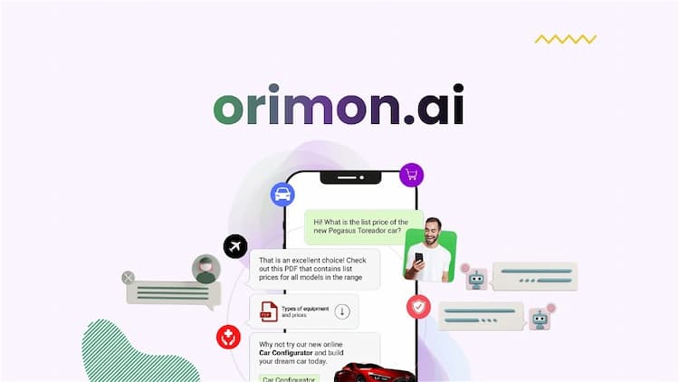 Orimon.ai Build & deploy your sales-enabling, ChatGPT-like AI chatbot in under 2 minutes