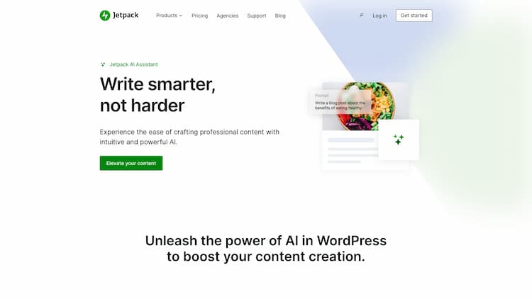 Jetpack AI Assistant The ultimate WordPress plugin for security, backups, site performance, and growth tools