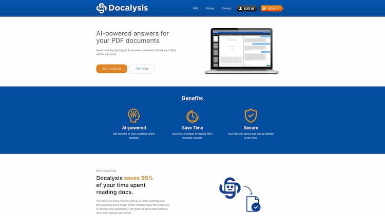 Docalysis Docalysis - AI chat with your PDF files!