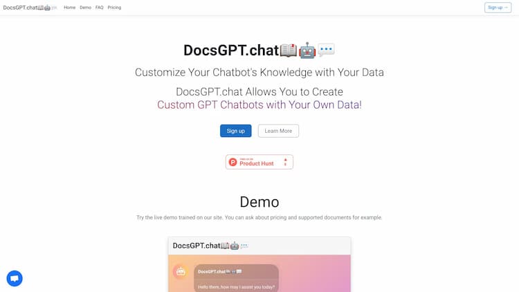 DocsGPT.chat Home - DocsGPT.chat📖🤖💬