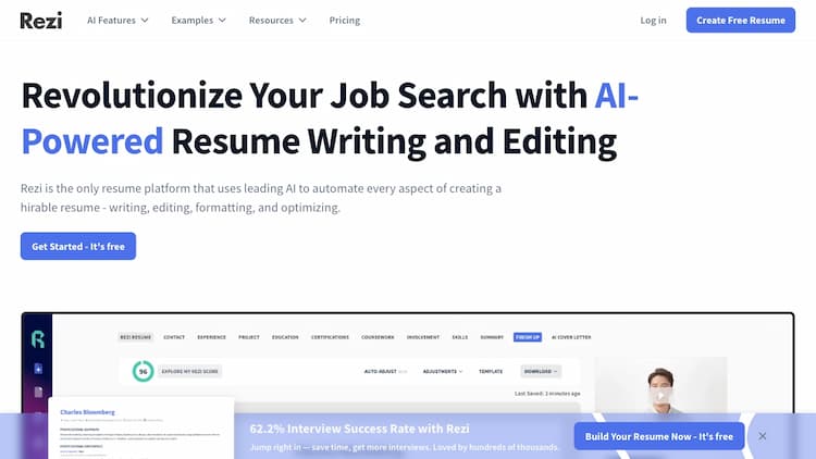 Rezi Rezi is an award-winning AI-powered resume builder is trusted by hundreds of thousands of job seekers. Create your perfect resume in minutes with Rezi.
