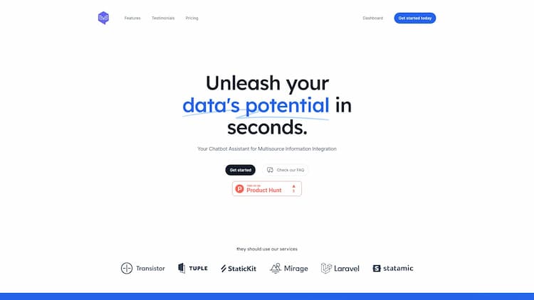 Owlbot Unleash your Data's potential - Create your own AI based chatbot in minutes without coding