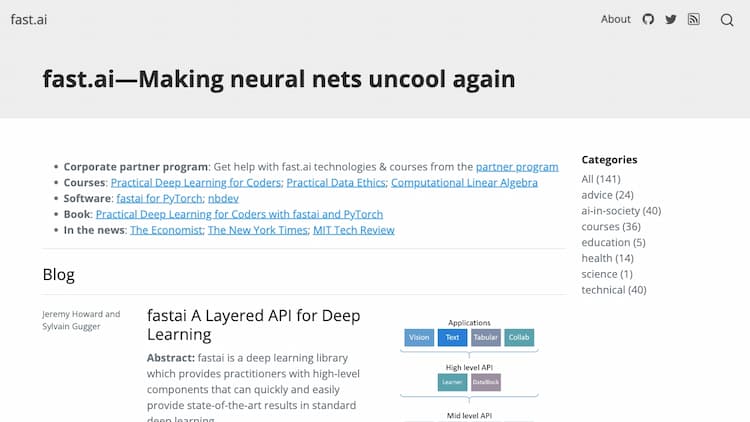 fast.ai fast.ai - fast.ai—Making neural nets uncool again
