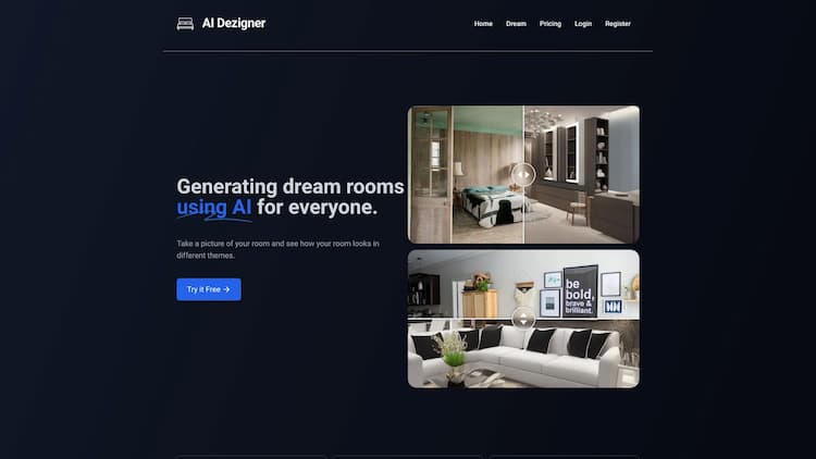 AI Dezigner Generate your dream designs in seconds.