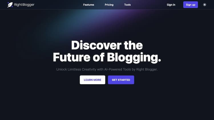 Right Blogger RightBlogger is a collection of 50+ high-powered tools for bloggers to better research, create, optimize, and promote your content.