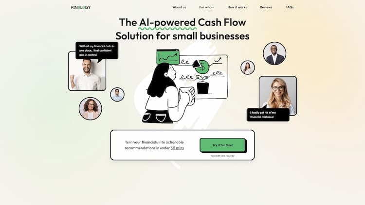 Finology Finology is an AI powered CFO solution that provides real time cash flow visibility and decision support for small businesses so they can achieve their business goals with clarity and confidence.
