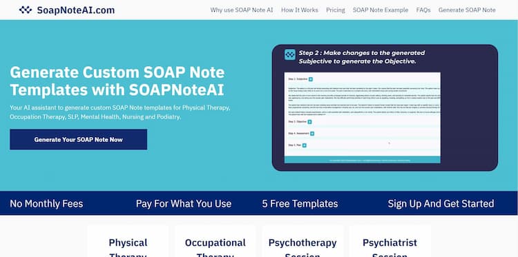 SOAP Note AI The perfect companion for efficient and simplified record-keeping in physical therapy, the Ultimate Partner offers streamlined documentation solutions.