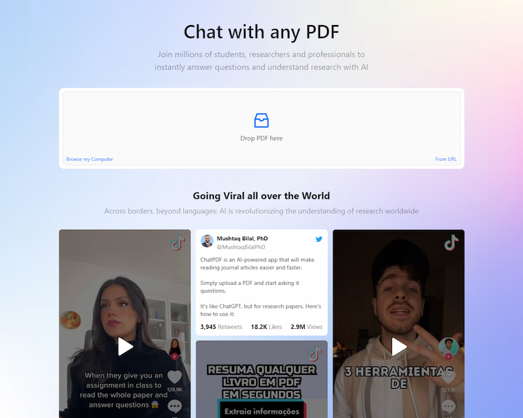 Chatpdf ChatPDF: AI Chatbot for Real-Time PDF Interaction and Summarization