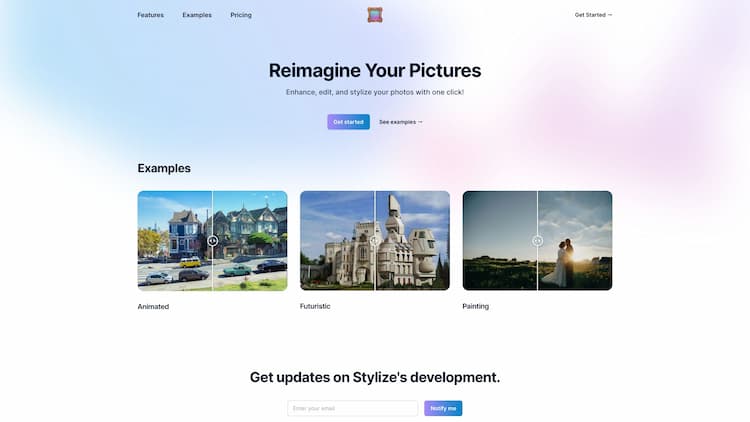Stylize Use Stylize to create beautiful images from your photos.