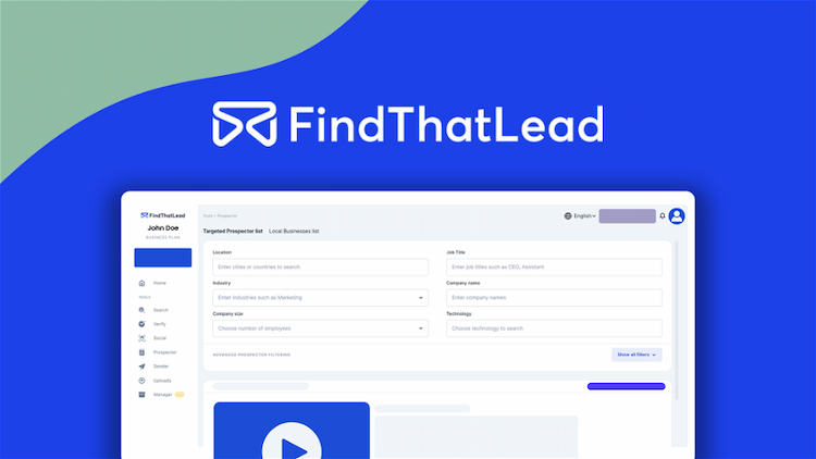 FindThatLead Connect with leads and grow your business fast with this all-in-one B2B lead generation solution