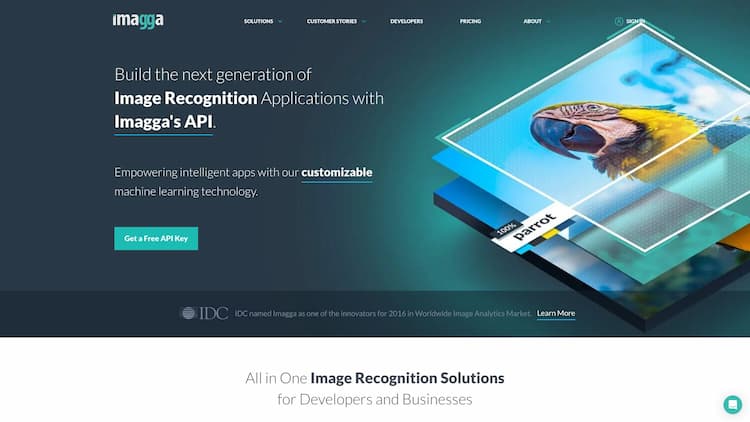 Imagga Imagga Image Recognition API provides solutions for image tagging & categorization, visual search, content moderation. Available in the Cloud and On-Premise.