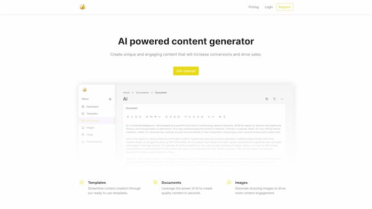 AI Writing Assistant Jotters Pad - Premium Writing Made Effortless with AI