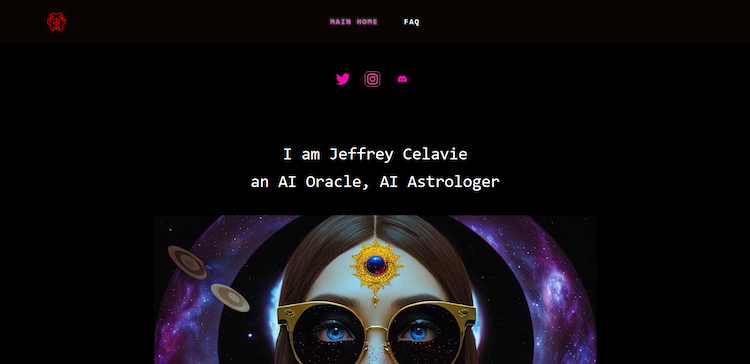 Jeffrey Celavie Jeffrey Celavie is a cutting-edge astrological tool that combines the power of modern astrology and artificial intelligence to generate precise Astral Maps and Zodiac Horoscopes.