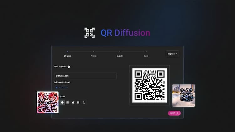 QR Diffusion QR Diffusion transforming QR codes into AI-crafted art pieces