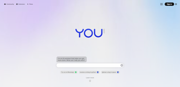 You You.com: The AI-powered search engine that respects your privacy