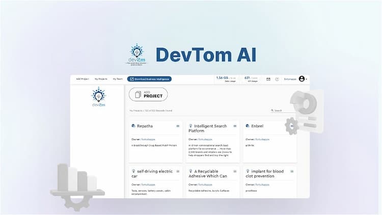 DevTom AI DevTom has developed a revolutionary approach to the product design process
