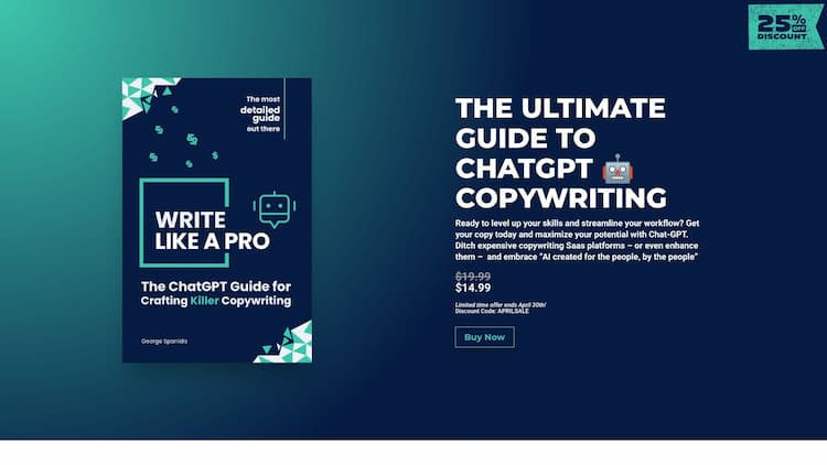 Write Like a Pro Boost your copywriting skills with the help of AI! Learn from the best with ChatGPT's comprehensive guide to crafting engaging, impactful copy. Get your copy today!