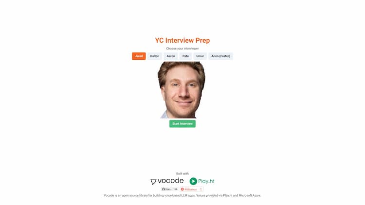 YCInterview.ai YC Interview Bot