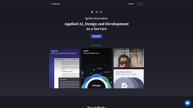 Allotropy Studio Applied AI, Product Design & Development as a Subscription
