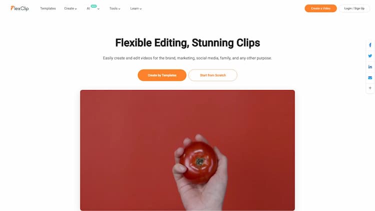 FlexClip FlexClip is a free online video editor and video maker that you can use to create videos with text, music, animations, and more effects. No video editing skills required. Try it now!