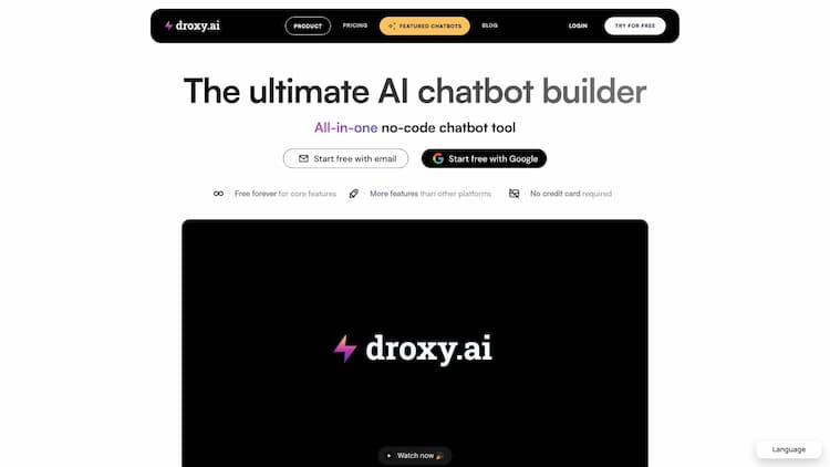 Droxy AI Turn any content into an engaging AI chatbot with Droxy. Ideal for enhancing knowledge sharing in education, business, and beyond.