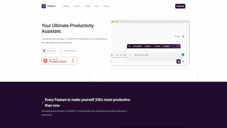 Torq AI Your Ultimate Productivity Assistant