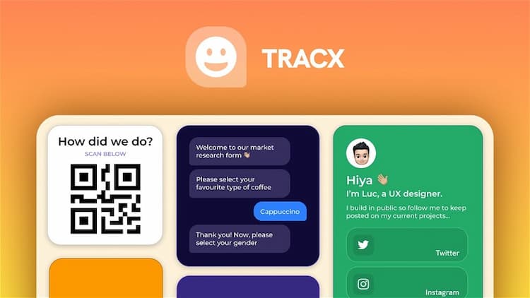 TRACX Boost your customer engagement with TRACX: All-in-one platform for surveys, QR codes & more