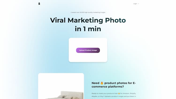 Assembo.ai Get amazing Product Marketing Photos in 1 min. Perfect for Shopify, Amazon, TikTok, Instagram. Designed for Phones. Revolutionize E-commerce Marketing with AI.