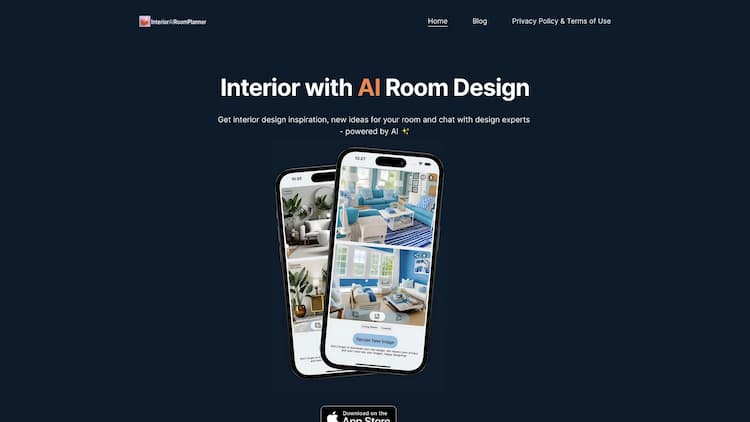 AI Interior Room Planner Elevate your spaces with InteriorAI Room Planner, an AI-driven interior designer that uses groundbreaking AI technology to craft high-quality designs for living, bedroom, and kitchen. Get bespoke advice from our AI design expert and embark on an innovative, tailored design journey now.