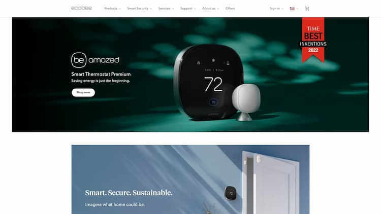 ecobee ecobee designs intelligent thermostats, cameras, and sensors that work better together to improve everyday life.