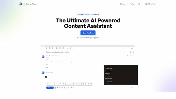 Content Assistant Content Assistant - The Ultimate AI Powered Browser Extension