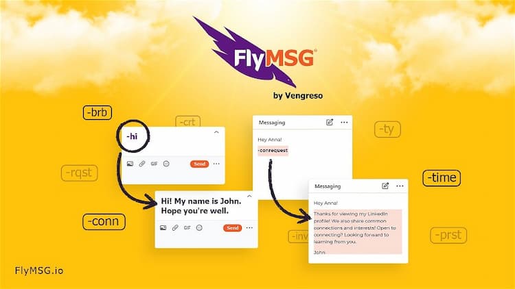 FlyMSG: AI Writer, Text Expander, AI Post Generator & LinkedIn Commenting FlyMSG: an AI Writer, Text Expander, AI Post Generator & LinkedIn Commenting SUPER Productivity App!
