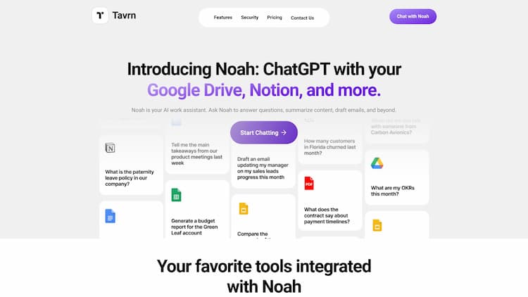 Noah Noah | Your AI Work Assistant