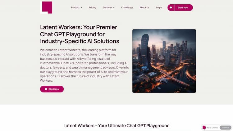 Latent Workers Latent Workers: Harness AI & GPT-4 to optimize and enhance your content for superior SEO results and engaging digital experiences.